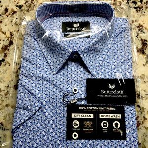 Men’s Stylish Button Down Short Sleeve Shirt